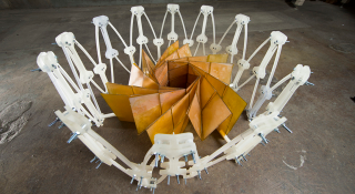 Illustration for article titled NASA Is Working on Origami Solar Arrays That Unfurl in Space